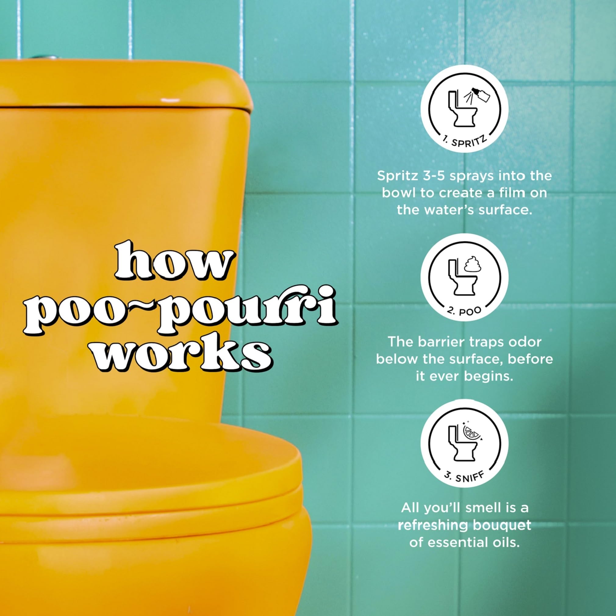 Poo-Pourri Before-You-Go Toilet Spray, Feelin' Toasty Vanilla, 2 Fl Oz - Blue, Model BB11213, Ideal for Odor Control