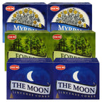 Forest The Moon Incense Cones & Holder Bundle Variety Pack From Hem Trumiri Insense Inscents Insencents Insence