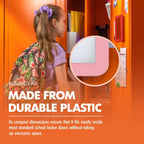 Boxgear Magnetic Locker Mirror, Makeup Mirrors - 5' X 7'- For School Locker, Bathroom, Household Refrigerator, Locker Accessor