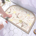 TUPERMAR Bathroom mat Water Absorbing Soft sillicon Super Absorbent Door Mats Bath Mat Anti Skid Quick Drying Bathroom Water Abs