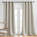 Nicetown Blackout Curtains & Drapes For Living Room - Energy Saving Thermal Insulated Solid Grommet Sound Reducing Curtains For