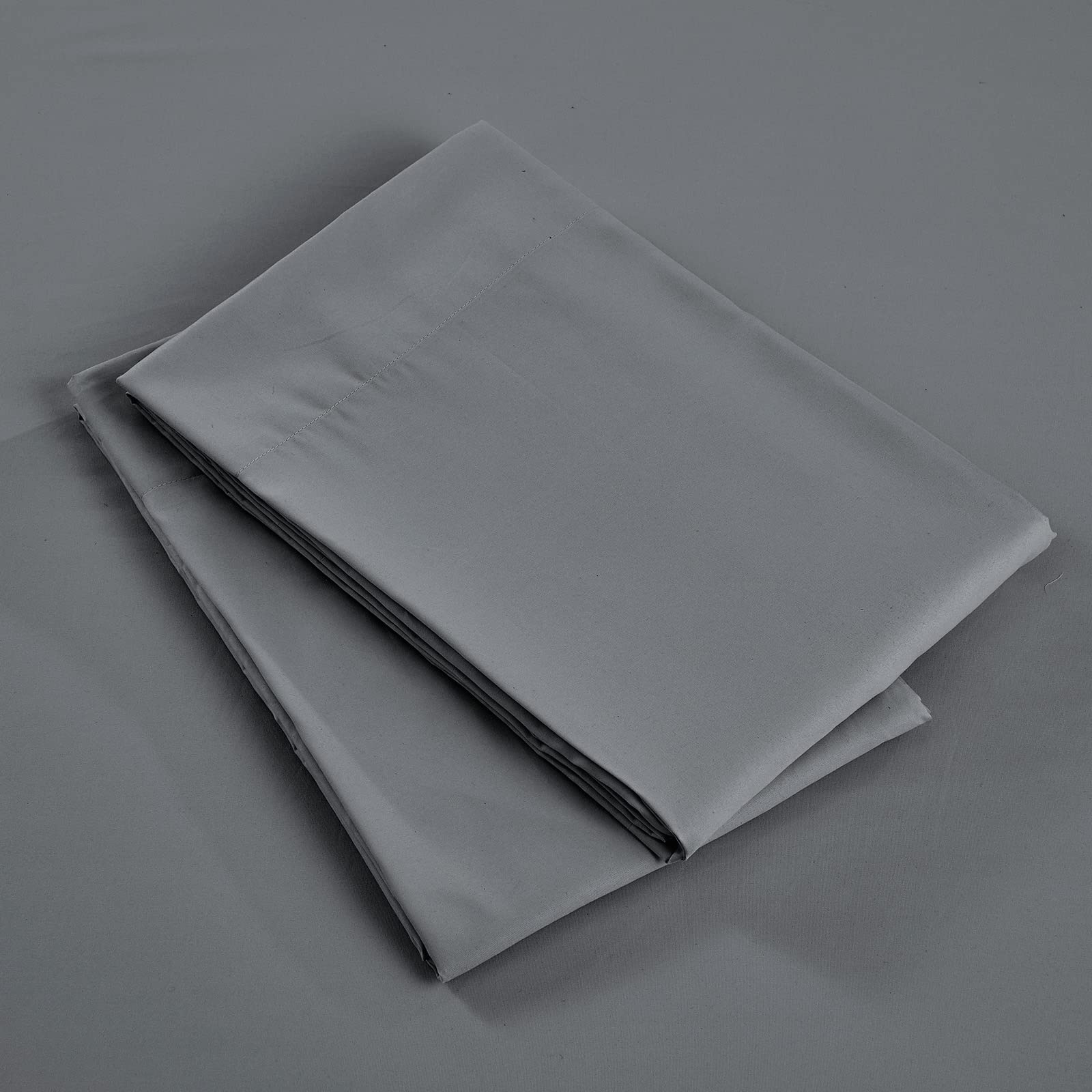 Freshculture Dark Grey Pillowcases King Size 12 Pack - Bulk Pillowcase Set - Envelope Closure - Soft Brushed Microfiber Fabric -