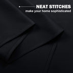 Nicetown Short Curtains, Farmhouse Style Kitchen Short Small Curtain Grommet Thermal Insulated Valance Tiers For Bedroom Window