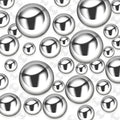 YUXIYAN 100 Pieces Floating NO Hole Pearls Beads and 500 Pcs Transparent Water Gels,Floating Silver Pearls for Vases,Floating Be