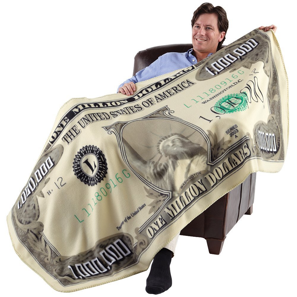 Fleece Throw Blanket Million Dollar (71' X 35')