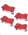 Car Dolly Set of 4, 6000LBS Capacity Wheel Dolly, Heavy Duty Car Tire Dolly Wheels Cart Moving Cars, Heavy Duty Vehicle Dolly wi