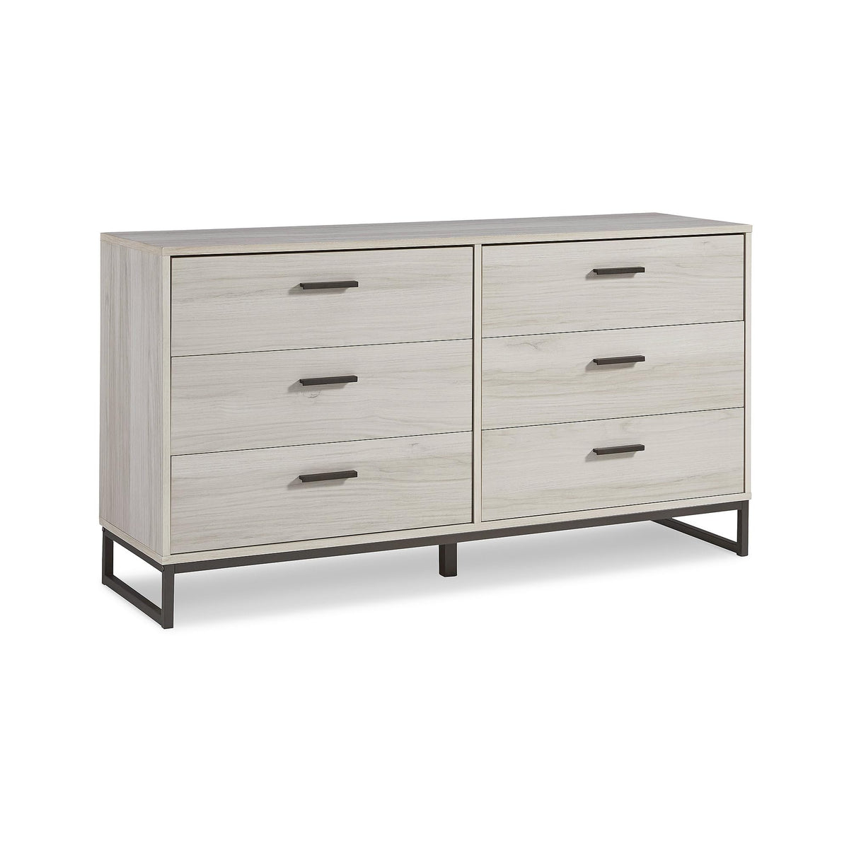 Signature Design by Ashley Socalle 6 Drawer 59 Dresser, Beige
