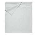 King Size Flat Sheet, Soft 100% Cotton Sheet, 400 Thread Count Sateen, Cooling & Breathable Bed Sheets, Light Gray Flat Sheet, K