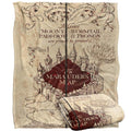 Harry Potter Blanket, 60x80 Folded Map Silky Touch Super Soft Throw Blanket