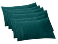 Elegant Comfort 6-Pack Solid Pillowcases 1500 Premium Hotel Quality Microfiber - Smooth Weave, Wrinkle And Fade Resistant, Easy Slip-On, 6-Piece Set, King Pillowcase, Marine Teal