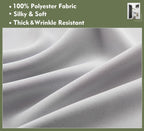 Pi Blackout Front Door Curtain,Door Window Shade Privacy Thermal Insulated Small Door Curtain For French Door/Sliding Door/Patio Door,1 Panel (W12Xl68,Grey White)