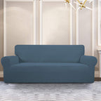Purefit Stretch Oversized Sofa Slipcover – Spandex Jacquard Non Slip Soft Couch Sofa Cover, Washable Furniture Protector With Non Skid Foam And Elastic Bottom For Kids (Oversized Sofa, Bluestone)
