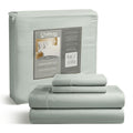 100% Egyptian Cotton Sheets King Size, 800 Thread Count 4 Piece Sage Green Bed Sheets Set, Sateen Weave King Size Bed Sheets Dee