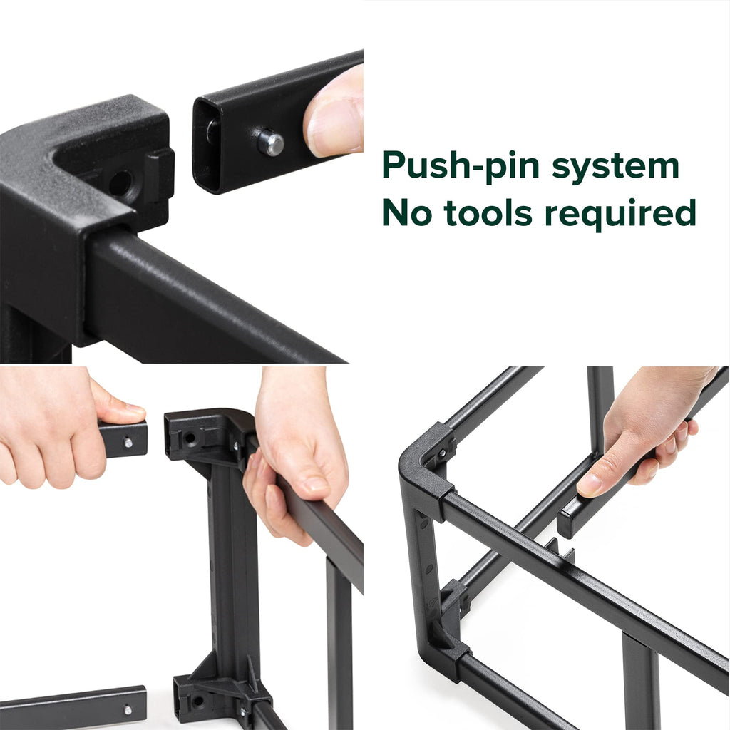 Zinus 9 Inch Metal Smart Box Spring, Twin Size, Alloy Steel, Quick Assembly, Strong Frame