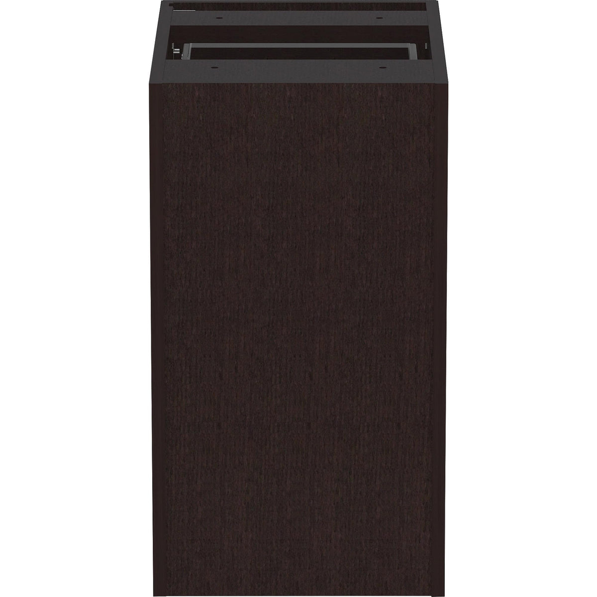 Lorell, LLR18221, Essentials Espresso Laminate Pedestal, 1 Each