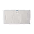 Foundations SafetyCraft Horizontal Wall-Mounted Changing Station - Easy to Clean, High-Density Polyethylene w/Heavy Duty Steel H