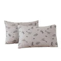 Ecocott 2 Pack Pillowcase King Size, Dinosaurs Space Pattern Pillow Cases Set, 100% Cotton Pillow Covers With Envelope Closure (