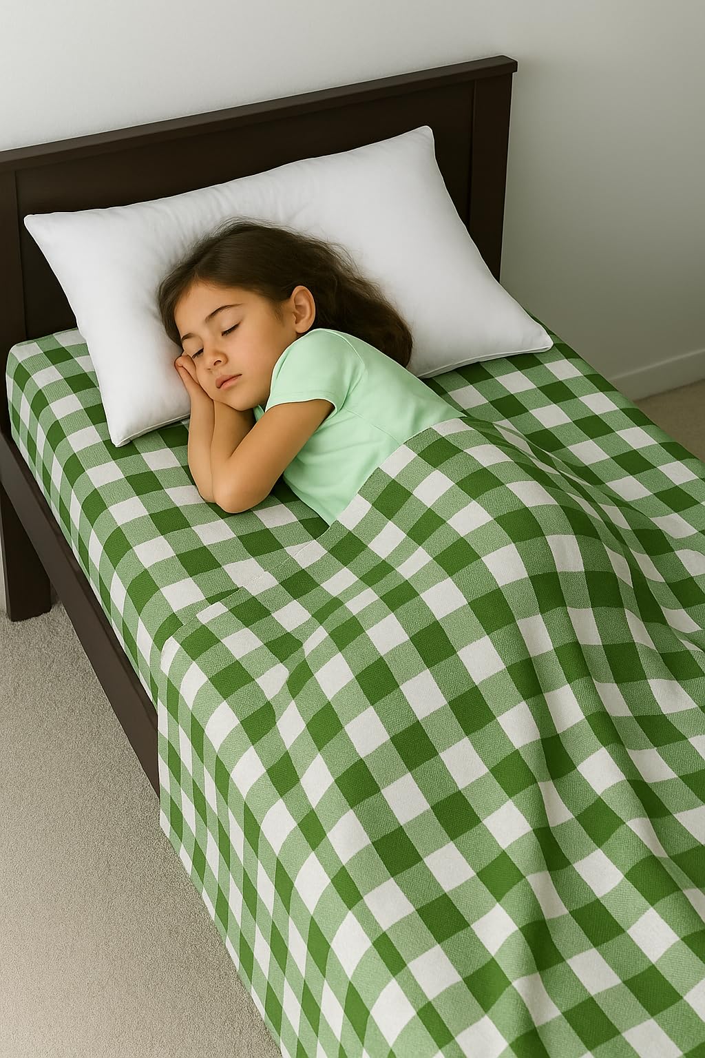 Crazy Weaves Cotton Handloom bedsheet for Single Bed 60 x 90 inch Light Weight Blanket for Winter and Summer 100% Cotton Soft Co