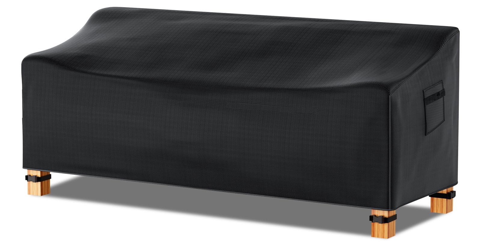 Likorlove 100% Waterproof Outdoor Sofa Cover, 87' Wx 37' Dx 35' H Patio Furniture Covers Waterproof, Windproof 3-Seater Sofa