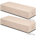 Tingjoo 2 Pcs Patio Chaise Lounge Cover Waterproof Outdoor Lounge Chair Cover 30D x 83W x 12H UV Resistant with Handle Strap for