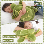Dalmao 20 Inch Sea Turtle Stuffed Animals Green Soft Plush Toys Hugging Pillows Ocean Plushies,Gifts For Boys, Girls, Girlfriend