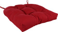 College Covers Everything Comfy Indoor/Outdoor Seat Patio D Cushion, 1 Count (Pack Of 1), Red
