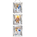 Rexllon 4x6 Wall Hanging Picture Frames Collage with 3 Opening Frames White