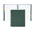 Talia Discbound Notebooks, Planner, Customizable, (Green Olive W/Green Olive Discs, Letter (8.5In X 11In))