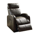 Benzara Ricardo Recliner with Power Lift, Dark Gray