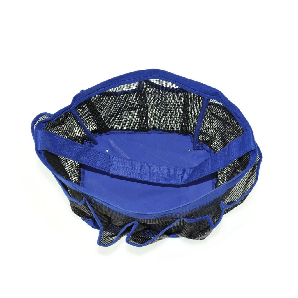 Eoocvt Mesh Shower Caddy, 8 Pockets Quick Dry Hanging Toiletry Tote Bag For Bathroom Shower Organizer Accessories (Black)