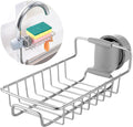 Feinerman Faucet Sponge Holder For Kitchen Sink  Stainless Steel Hanging Sink Caddy Organizer, Adjustable Storage Rack For Soap