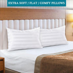 FZZOR Soft Down Alternative Bed Pillows Standard Size Set of 2 White 20x26