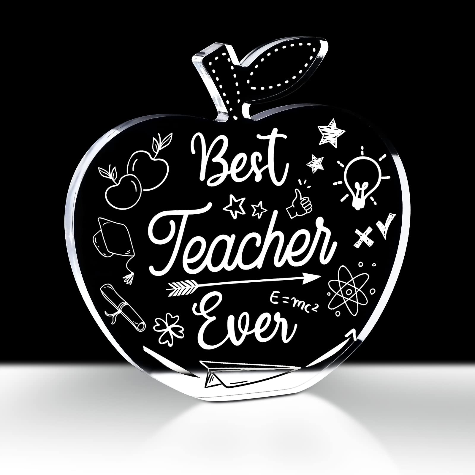 Apple Shape Teacher Appreciation Gifts For Women Thank You Teacher Gift For Back To School First Day Of School Graduation Best T