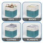Temary Fabric Storage Baskets Set Of 4 Storage Cube 13X13 Baskets For Shelf, Large Storage Basket For Gift Empty Baskets For Org