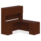 Lorell Prominence 2.0 Mahogany Laminate Hutch
