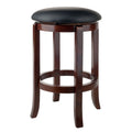 Winsome Walcott Swivel Bar Stool, 24, Walnut