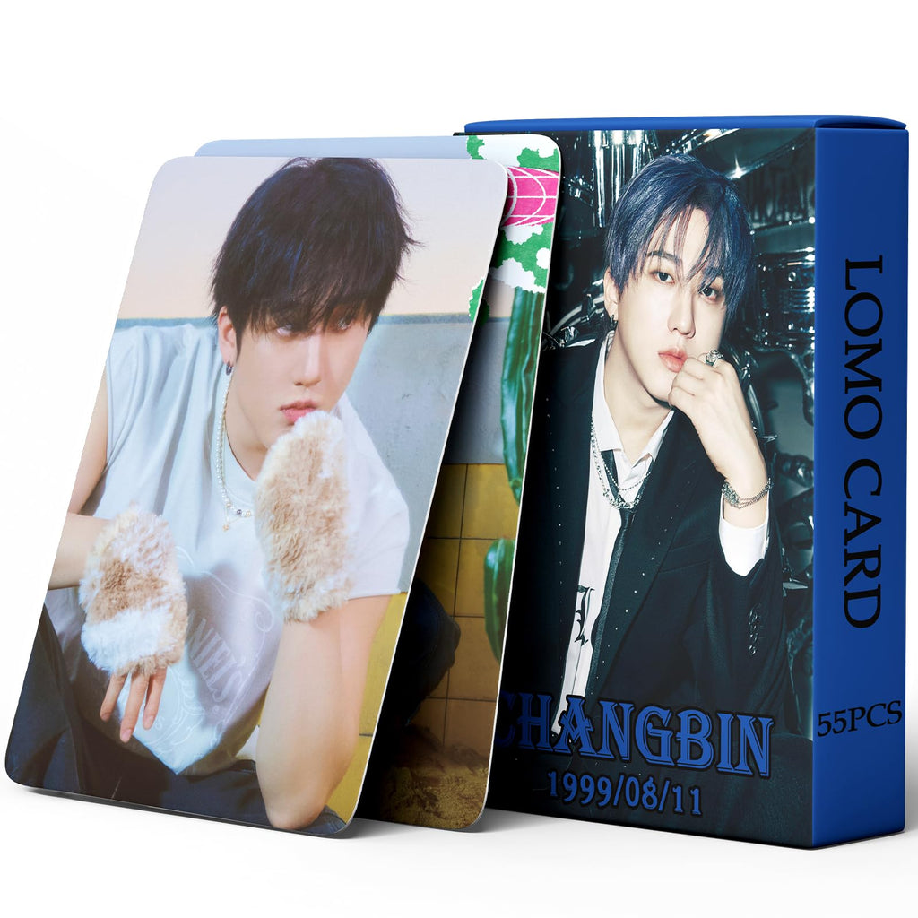 Stray Kids Photocards Kpop Stray Kids Ate Album Photocards 55Pcs Stray Kids Lomo Cards Ate Photo Cards Stray Kids Merch Felix Ph