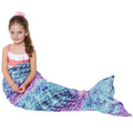 Catalonia Kids Mermaid Tail Blanket, Super Soft Plush Flannel Sleeping Snuggle Blanket For Girls, Galaxy, Fish Scale Pattern, Gi