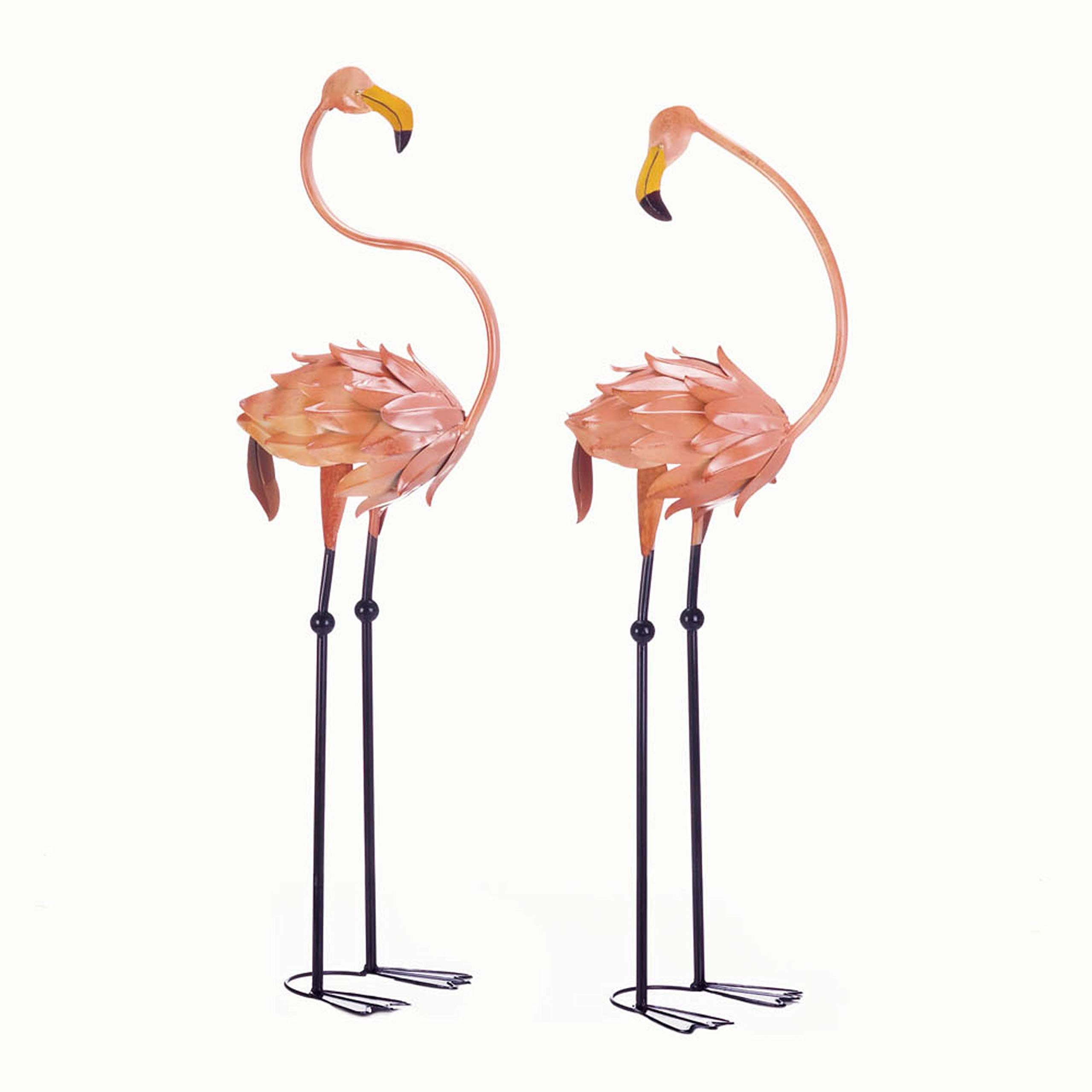 Tropical Flamingo Garden Stakes (Flamboyant Flamingos)
