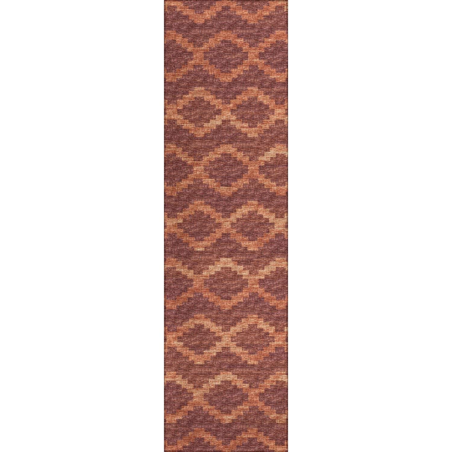 Sedona Sn9 Red Bohemian Rug Runner 2' 3" X 10'