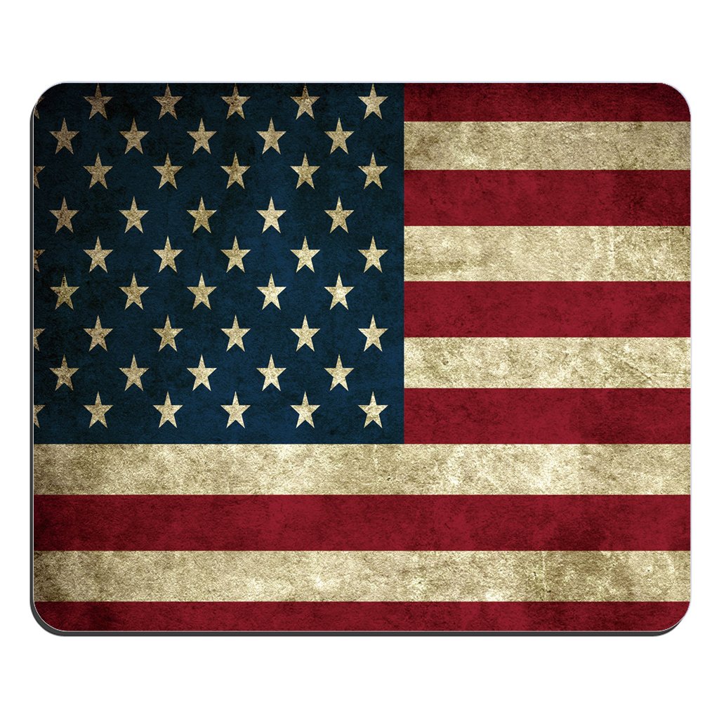 Fashion Mouse Mat Usa America Flag Customized Rectangle Mousepad By Mouse Pads