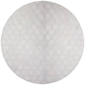 Dalyn Rugs Durango Patchwork Faux Cowhide Ss1 Linen 4' X 4' Rug