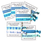 Bride Tribe Hair Tie Cards. To Have And To Hold, Your Hair Back. Help Me Tie The Knot. Bachelorette, Wedding Shower, Party Favor
