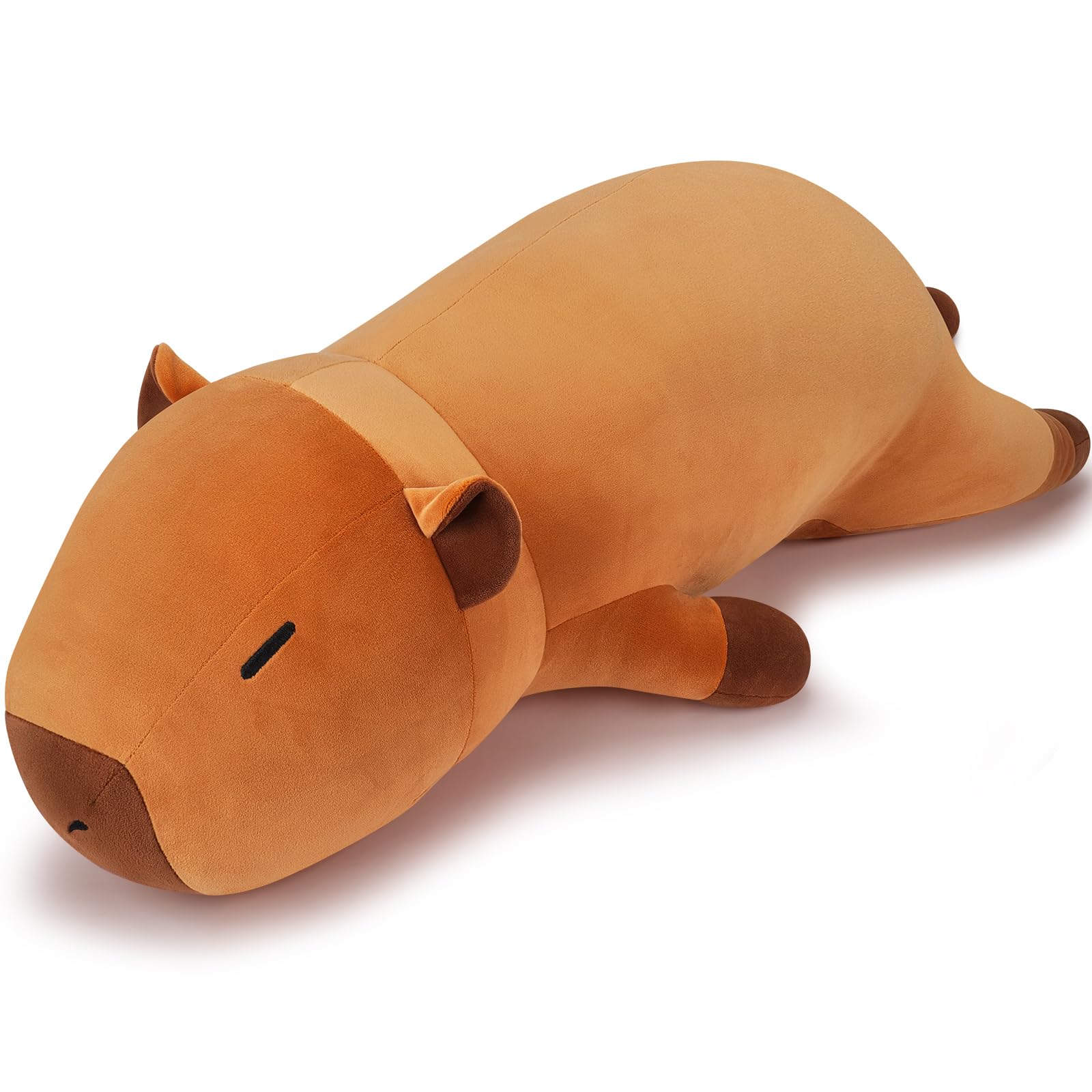 30 Giant Capybara Plush Stuffed Animal- Capybara Plush Pillow Plushies, Large Sleeping Capybara Plush Toy, Cute Hugging Capyba