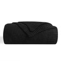 Bearberry Super Soft Fluffy Throw Blanket Lightweight Cozy Warm Throw Blankets For Couch Bed Sofa All Season (Black, 40   X50