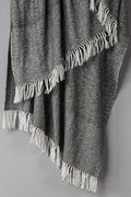 Rizzy Home | TH0317 | Throw | 50"x60" White Herringbone