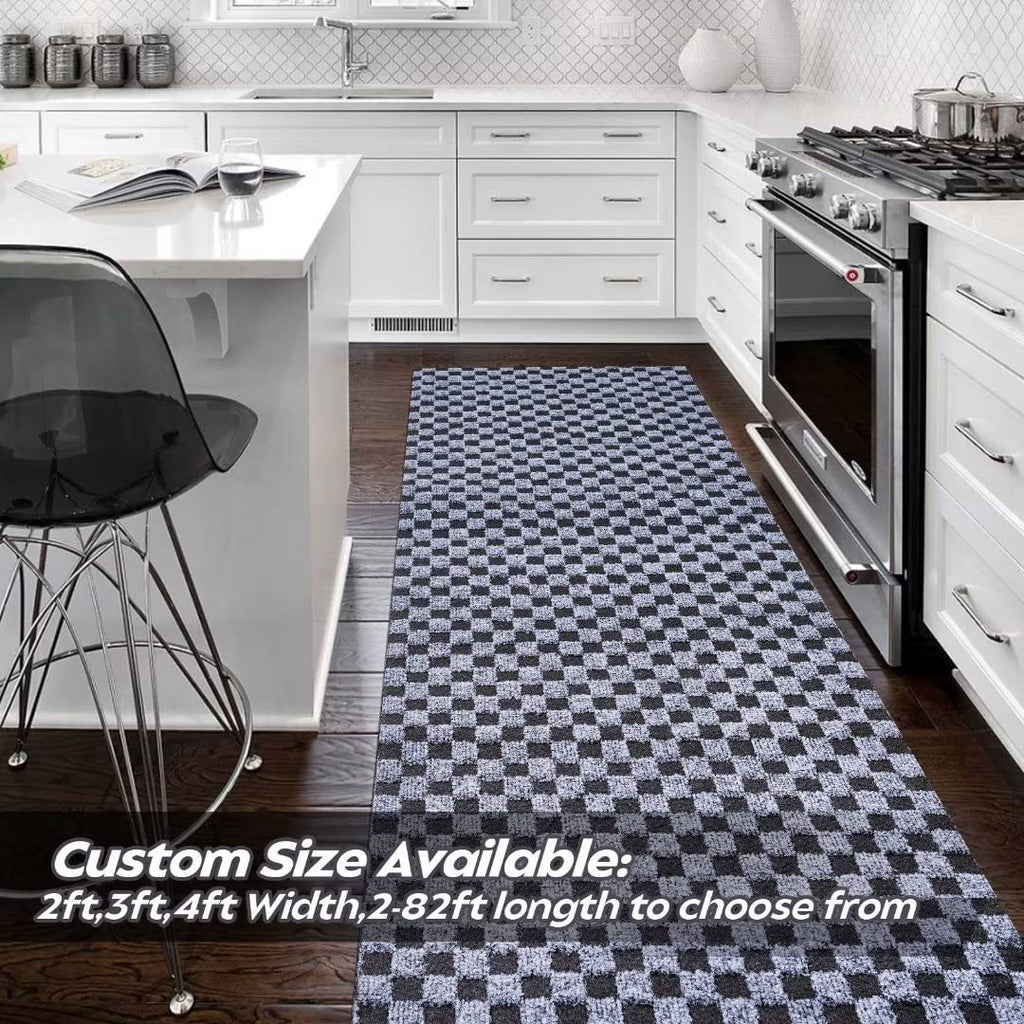 Gotohipi Runner Rug 6X57 Indoor Outdoor Utility Carpet,Area Rugs With Non Slip Rubber Backing For Hallway Kitchen Entryway Balco