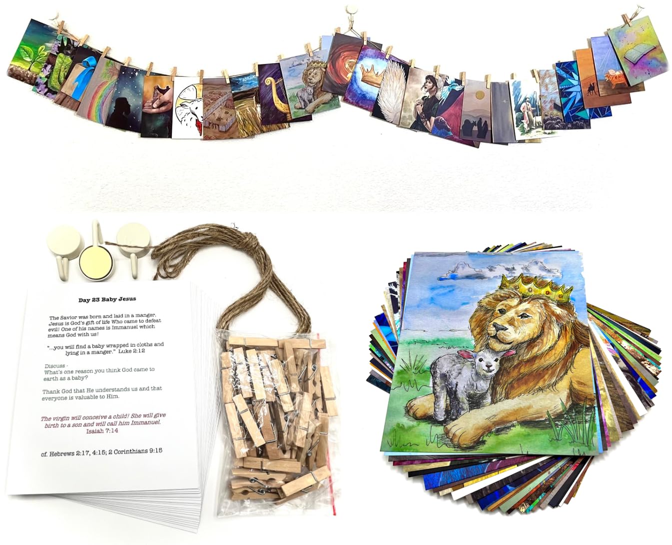 Line of the Savior Advent Calendar - with Soulfit Bible Devotional