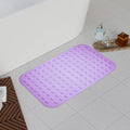 Urbane Home Bath Mat | PVC Bathroom Mat | Shower Bath Mat | Transparent Round Floor Tub Mat | Foot Massager Mat | AntiSkid Show