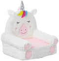 Amazon Basics Childrens Plush Toddler Chair, Unicorn, Medium, Multicolor